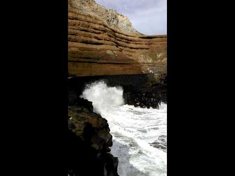 Ocean spray in Madeira