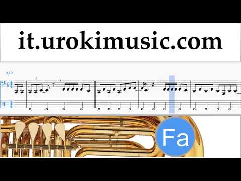 Lezioni di Tuba Carlos Vives, Sebastian Yatra - Robarte un Beso Tutorial Spartito Parte#2 um-i276