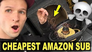 BLOWING THE CHEAPEST AMAZON SUBWOOFER! | Boss CXX12