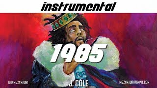 J. Cole - 1985 (Intro to "The Fall Off") [INSTRUMENTAL] *reprod*