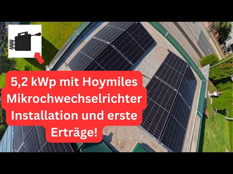 5.2kWp PV installation and yields with Hoymiles microinverter