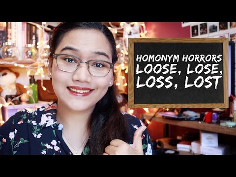 English Grammar: Loose, Lose, Loss, Lost - Civil Service Exam Review