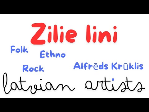 Zilie lini - Tautskaņa / Alfrēds Krūklis