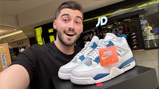 Jordan 4 Military Blue Drop WAS A MESS! In Store Pickup & Market Overview!