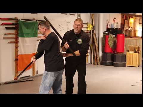 Clear Incoming Attack then Strike with Shillelagh - Irish Stick Fighting