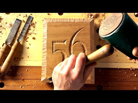 Carving & Gilding a House Sign Entirely by Hand