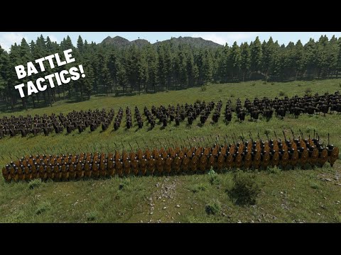 TACTICS FOR HARD BATTLES - Defeating The Outstanding Enemy - 400 vs. 600 #bannerlord