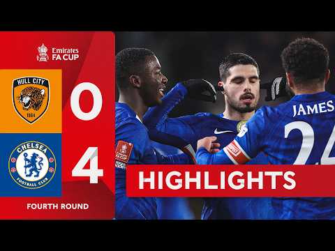 Chelsea progress past Tigers 🔵 | Hull City (0-4) Chelsea | Emirates FA Cup 2025-26