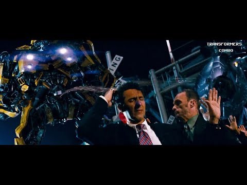 Transformers (2007)  Autobots vs  Sector 7  scene Hd