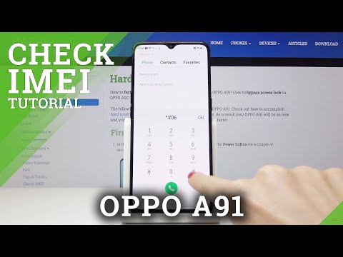How to Check IMEI & SN in OPPO A91 – Find Serial Number