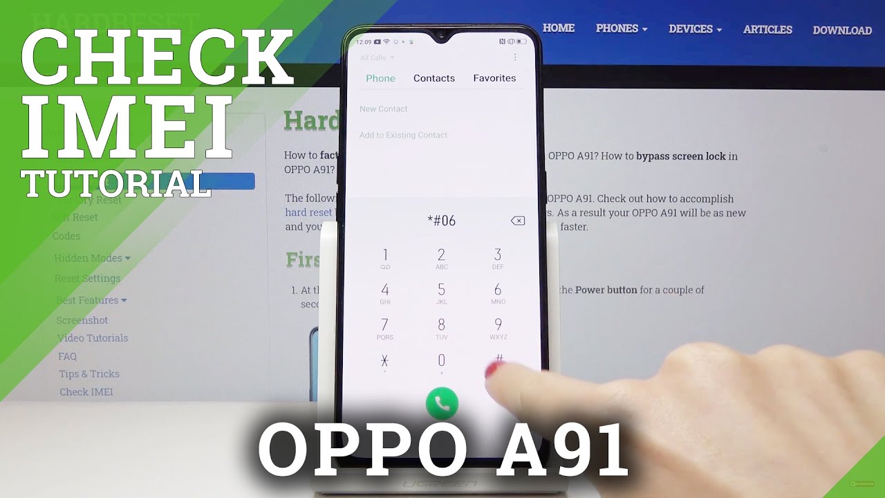 How to Check IMEI & SN in OPPO A91 – Find Serial Number