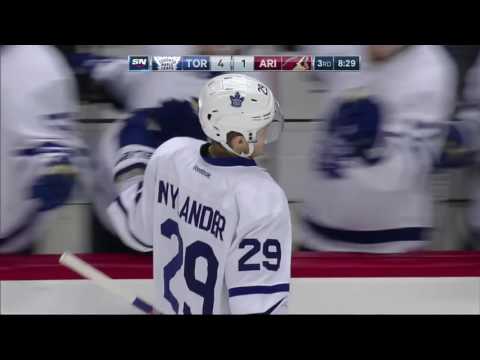 William Nylander 7th Goal of the Season! 12/23/2016 (Toronto Maple Leafs vs Arizona Coyotes)