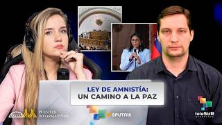 Avanza consulta de Ley de Amnistía en Venezuela #PuentesInformativos