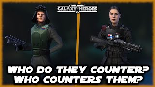 General Veers & Iden Versio:  Who Do They Counter and Who Counters Them in SWGOH Grand Arena