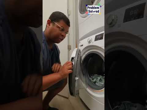 Part of a video titled How to clean a backpack #shorts #cleaning #school - YouTube