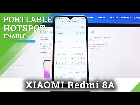 How to Use Portable Hotspot in XIAOMI Redmi 8A - Share Internet