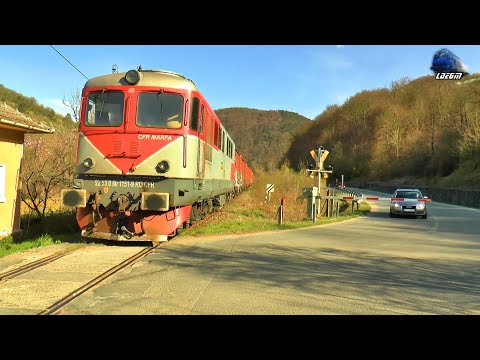Fluieroasa 60-1151-9 Whistle Loko & Marfar CFR MARFĂ Freight Train in Borz & Dumbrava 12 April 2021