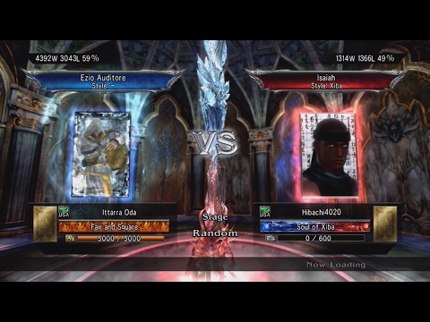 Soulcalibur V: Ittarra Oda (Ezio) Vs. Hibachi4020 (Xiba)