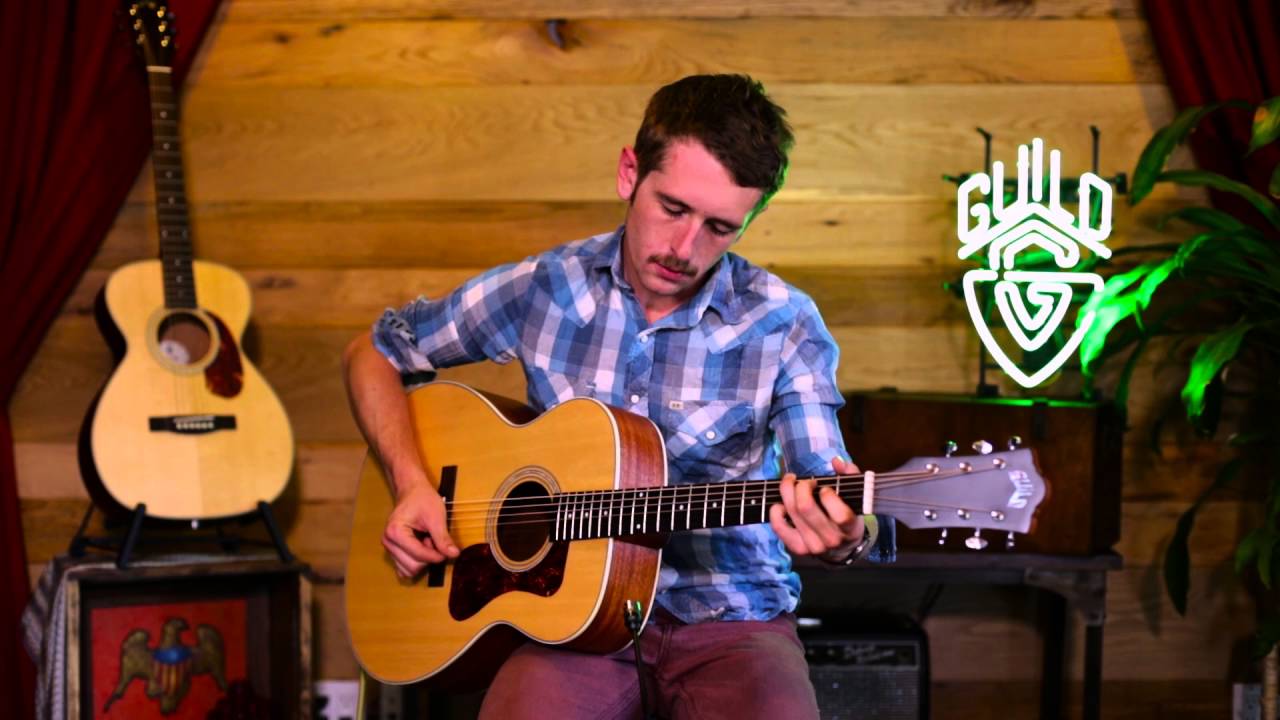 Guild OM-240E Acoustic Electric Guitar - Natural