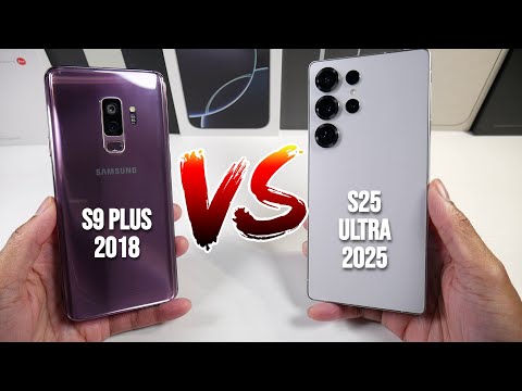 Samsung Galaxy S25 Ultra VS Galaxy S9 Plus! Flaggschiff 2018 VS Flaggschiff 2025! Wie weit sind w...