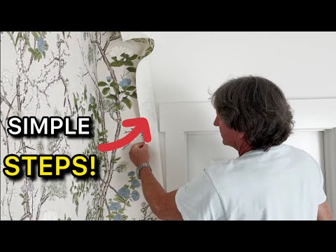 How to Install Wallpaper Around a Door | Easy Tutorial