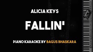 Fallin - Alicia Keys (Piano Karaoke with Lyrics)