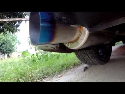 HKS Hi Power Muffler on Hyundai Coupe Tiburon