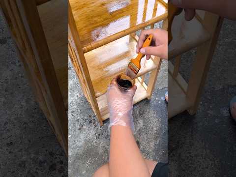 Sơn bóng cánh gián cho đồ gỗ cũ cực đẹp