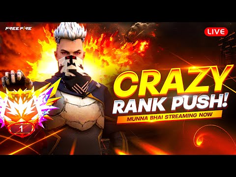 Grandmaster Lobby Live Rank Push Free Fire Telugu  - Munna Bhai is Live  - Telugu Gaming Live #MBG