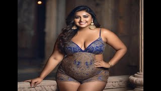 Curvy Plus Size Indian Model Inspiring Confidence: