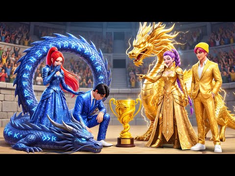 Golden Family VS Diamond Family: RUMI Gets The Magic Dragon Racing Championship - KPOP Demon Hunters