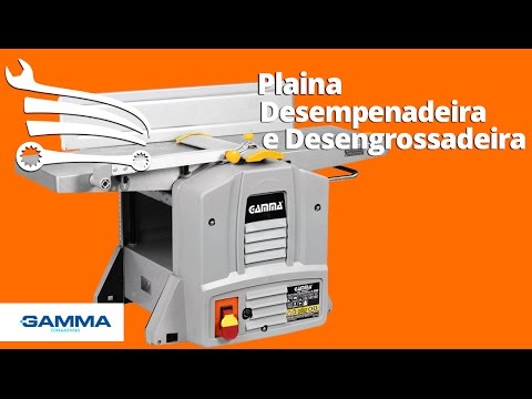 Plaina Desempenadeira e Desengrossadeira 8 Pol. 1500W 110V - Video