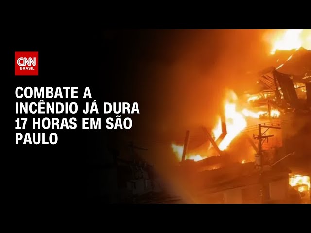 Fogo volta a ganhar força em fábrica no centro de São Paulo | BOLETIM CNN