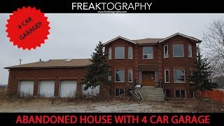 Exploring a Huge Abandoned House with a 4 Car Garage | Urban Exploring with Freaktography