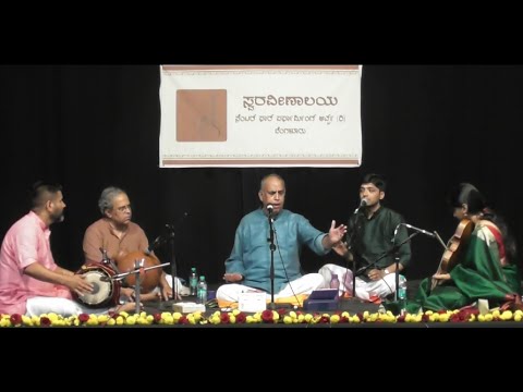 Vocal concert by Vid S. Shankar for Swaraveenalaya Centre for Performing Arts