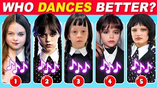Download lagu Who Dances Better? Wednesday Dance Edition 🖤💃 mp3