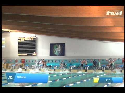 Serie 6 dei 50 Dorso  Assoluti Maschi Master - Campionati Regionali Masters 2014 di Veneto e Friuli