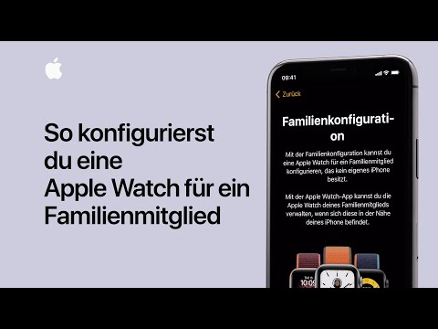 So konfigurierst du eine Apple Watch für ein Familienmitglied – Apple Support
