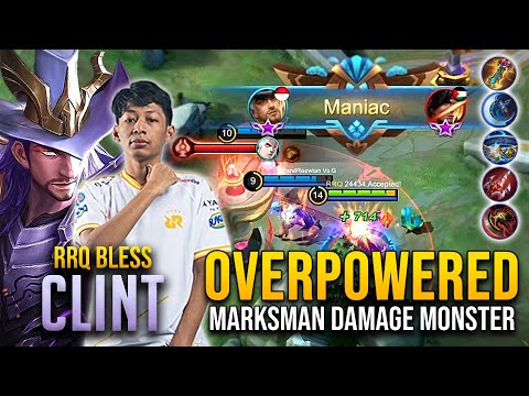 MANIAC!! RAHASIA POSITIONING DAN FAST FARMING TOP GLOBAL CLINT RRQ BLESS! DAMAGENYA MONSTER!