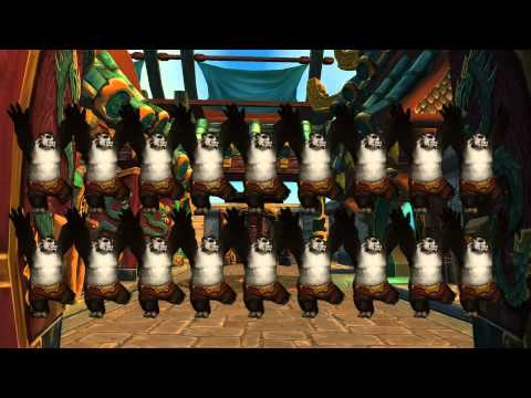 WoW: Mists of Pandaria Male Pandaren Dance