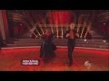 Derek Hough & Amber Riley dancing Paso Doble on DWTS 10 28 13