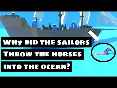 Horse Latitudes - Doldrums - Why Did the Sailors throw the Horses Into the Ocean? - 3D Animation