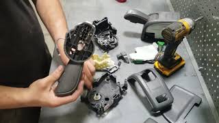 Volvo truck gear selector lever take apart.