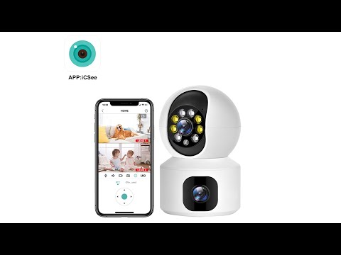 How to connect dual lens WiFi smart camera with icsee app