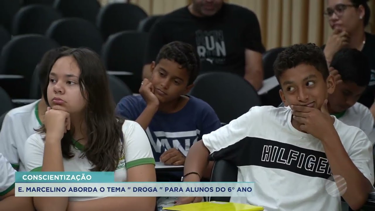 ESCOLA MARCELINO ABORDA O TEMA "DROGAS" PARA ALUNOS DO 6° ANO
