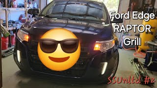 #SSUNLTD The Ford Edge Raptor...Grill Install