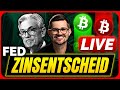 Krypto FED ZINSENTSCHEID Pump Oder Dump Bitcoin Und Altcoin LIVE TRADING