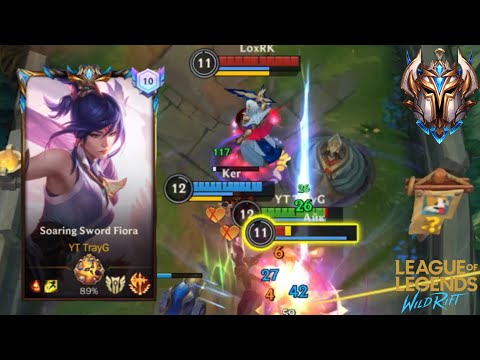 WILD RIFT FIORA VS NAUTILUS | TOP 10 Fiora gameplay