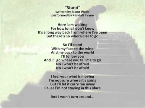 Stand by Kendall Payne written by Jason Wade