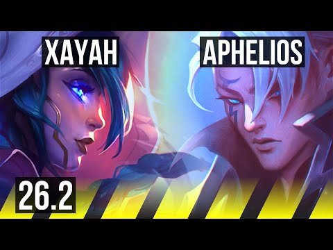 XAYAH & Thresh vs APHELIOS & Nautilus (ADC) | 45K damage | KR Challenger | 26.2
